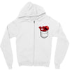 Cookie Monster Elmo Pocket Zipper Hoodie