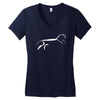 uffington horse Women's V-Neck T-Shirt