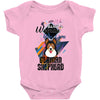 who loves german shepherd Baby Bodysuit