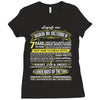 Legends Are Born In October Ladies Fitted T-Shirt