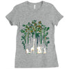 meanwhile in the woods Ladies Fitted T-Shirt