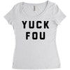 yuck fou Women's Triblend Scoop T-shirt