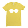 glasses Ladies Fitted T-Shirt