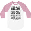 Project Manager 3/4 Sleeve Shirt