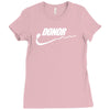 donor   mens funny Ladies Fitted T-Shirt
