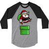 santa jumps 3/4 Sleeve Shirt