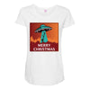 i want to believe santa parody Maternity Scoop Neck T-shirt