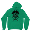 skull with beard Unisex Hoodie