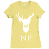 knights who say ni Ladies Fitted T-Shirt