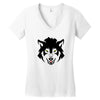 THE LAST WOLF Women's V-Neck T-Shirt