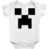 creeper face Baby Onesie