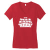 i'm sofa king cool Women's V-Neck T-Shirt