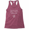 this is what a real witch looks like! Racerback Tank