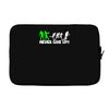 zombie never give up fun Laptop sleeve