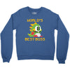 World's Best Boss Mario Crewneck Sweatshirt