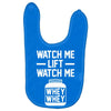 watch me lift watch me Baby Bibs
