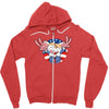 vote brain Zipper Hoodie