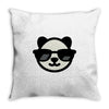 cool panda Throw Pillow