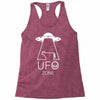 ufo zone 2 Racerback Tank