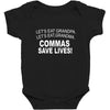 commassavenavy Baby Bodysuit