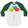ballon color full 3/4 Sleeve Shirt