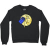 time travel to the moon Crewneck Sweatshirt