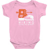 hiking old paths new adventure Baby Bodysuit