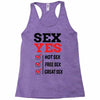Sex Yes Please Racerback Tank