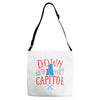 down with the capitol Adjustable Strap Totes