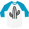 minimalistic cactus 3/4 Sleeve Shirt