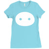 big hero 6 baymax head eyes Ladies Fitted T-Shirt