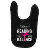 Reading Yoga Wine Balance Baby Bibs