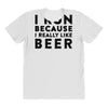 i run because i really like beer All Over Women's T-shirt