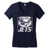 dave lister london jets Women's V-Neck T-Shirt