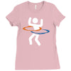 portal hula hooping with portals Ladies Fitted T-Shirt