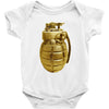 gold grenade Baby Bodysuit