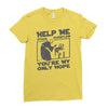 help me stack overflow youre myo nly hope Ladies Fitted T-Shirt