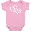 hearts sticker vinyl decal Baby Onesie