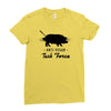 anti vegan task force Ladies Fitted T-Shirt