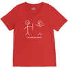 cute stick figures V-Neck Tee