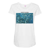 Van Gogh  Blossoming Almond Maternity Scoop Neck T-shirt