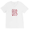 pop alphabet V-Neck Tee