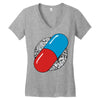 akira pill 2 Women's V-Neck T-Shirt