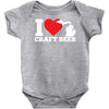 ladies i love michigan craft beer Baby Onesie