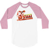 sexual tyrannosaurus 3/4 Sleeve Shirt