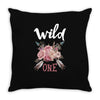 Wild One Throw Pillow
