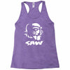 saw puppe horror Racerback Tank