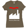 factory records Ladies Fitted T-Shirt