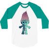 anatomy of a troll 3/4 Sleeve Shirt