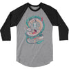 the girl and the dragon 3/4 Sleeve Shirt